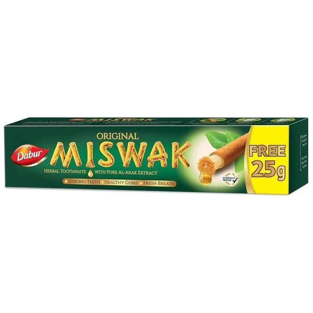 Dabur Miswak Toothpaste (50 + 25g Free) For Healthy Gums &amp; Fresh Breath - gtwtoporld.com