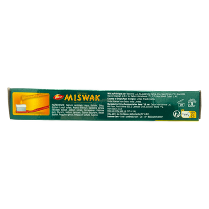 Dabur Miswak Toothpaste (50 + 25g Free) For Healthy Gums &amp; Fresh Breath - gtwtoporld.com