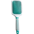 Dapper and Dainty Thermal Square Paddle White & Teal Nylon Bristle - gtwtoporld.com