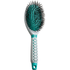 Dapper and DaintyThermal Oval Paddle White & Teal Nylon 100% Boar - gtwtoporld.com