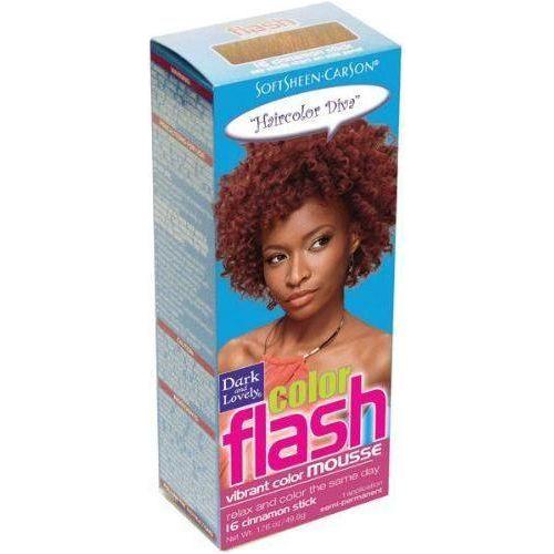 Dark and Lovely Soft Sheen - Carson Color Flash Vibrant Color Mousse 1.76 oz - gtwtoporld.com