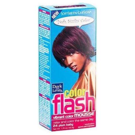 Dark and Lovely Soft Sheen - Carson Color Flash Vibrant Color Mousse 1.76 oz - gtwtoporld.com