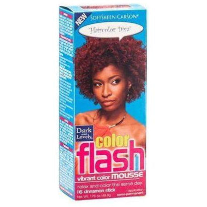 Dark and Lovely Soft Sheen - Carson Color Flash Vibrant Color Mousse 1.76 oz - gtwtoporld.com