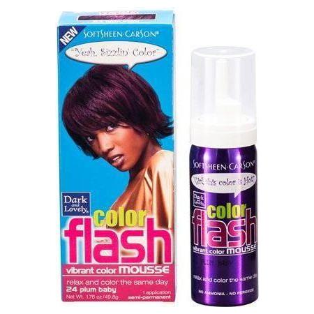 Dark and Lovely Soft Sheen - Carson Color Flash Vibrant Color Mousse 1.76 oz - gtwtoporld.com