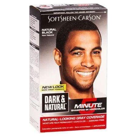 Dark and Natural SoftSheen Carson Natural - Looking Gray Coverage For Men - gtwtoporld.com