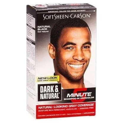 Dark and Natural SoftSheen Carson Natural - Looking Gray Coverage For Men - gtwtoporld.com
