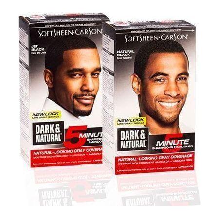 Dark and Natural SoftSheen Carson Natural - Looking Gray Coverage For Men - gtwtoporld.com