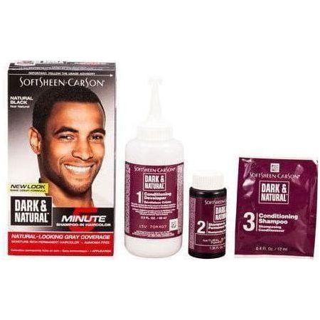 Dark and Natural SoftSheen Carson Natural - Looking Gray Coverage For Men - gtwtoporld.com