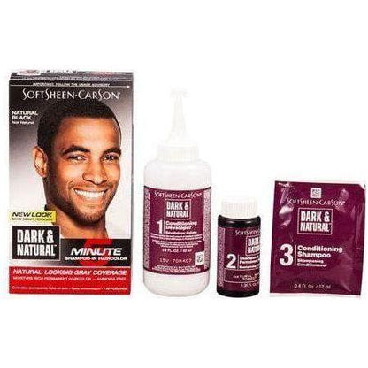 Dark and Natural SoftSheen Carson Natural - Looking Gray Coverage For Men - gtwtoporld.com