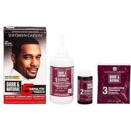 Dark and Natural SoftSheen Carson Natural - Looking Gray Coverage For Men - gtwtoporld.com