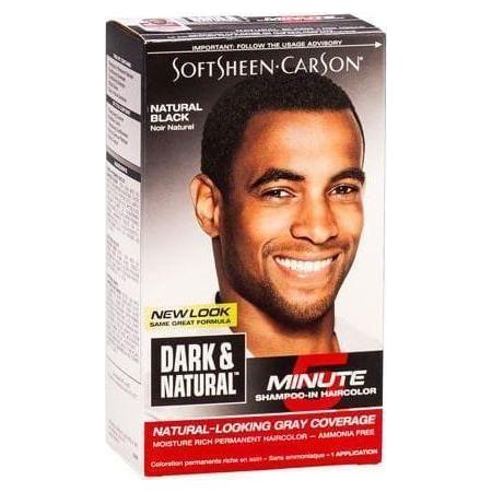 Dark and Natural SoftSheen Carson Natural - Looking Gray Coverage For Men - gtwtoporld.com