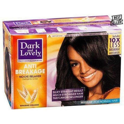 Dark &amp; Lovely Anti Breakage No Lye Relaxer Kit 1 Application Regular - gtwtoporld.com