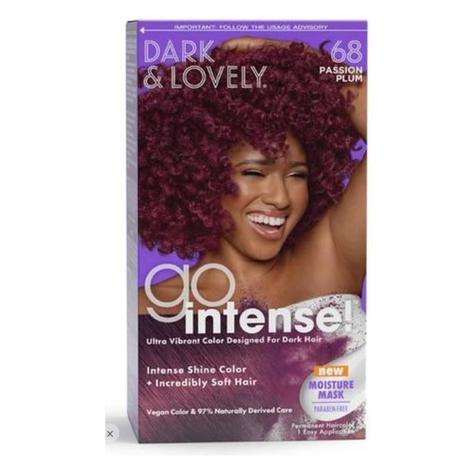 Dark &amp; lovely Hair Color Go Intense Passion Plum 68 - gtwtoporld.com