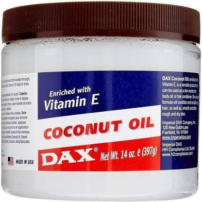 DAX Coconut Oil enriched with Vitamin E (213/397)g - gtwtoporld.com