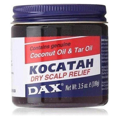 DAX Coconut Oil &amp; Tar Oil KOCATAH DRY SCALP RELIEF 100g - gtwtoporld.com