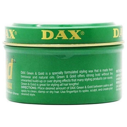 DAX Green and Gold Hair Wax 99g - gtwtoporld.com