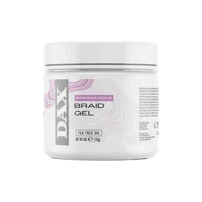 Dax Hair Braid Gel Tea Tree Oil Strong Hold 4oz / 7.5oz - gtwtoporld.com