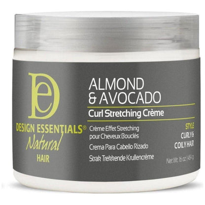 Design Essentials Almond &amp; Avocado Curl Stretching Creme 16oz - gtwtoporld.com