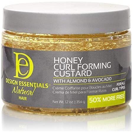 Design Essentials Almond &amp; Avocado Honey Curl Forming Custard 12 oz - gtwtoporld.com