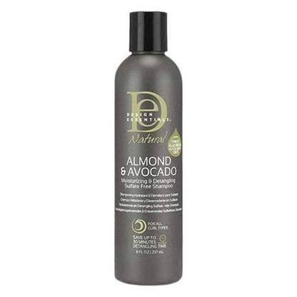 Design Essentials Natural Almond &amp; Avocado Moisturizing &amp; Detangling Sulfate Free Shampoo 237ml - gtwtoporld.com