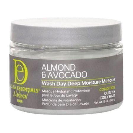 Design Essentials Natural Almond &amp; Avocado Wash Day Deep Moisture Masque 12oz - gtwtoporld.com