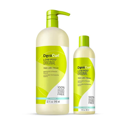 Deva Curl Low - Poo Original Mild Lather Cleanser 355ml/946ml - gtwtoporld.com