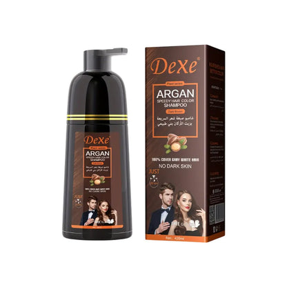 Dexe ARGAN Speedy Hair Color Shampoo 420ml - gtwtoporld.com