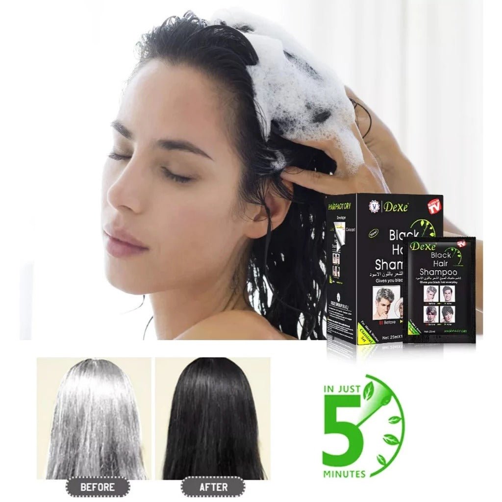 Dexe Dark Brown Hair Shampoo Classic 25ml *10 Sachets - gtwtoporld.com