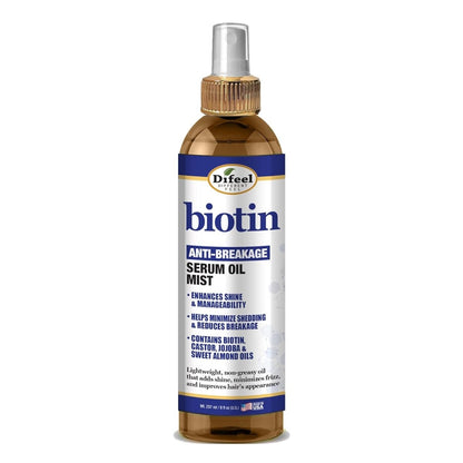 Difeel Biotin Anti-Breakage Serum OIL Mist 8oz - gtwtoporld.com