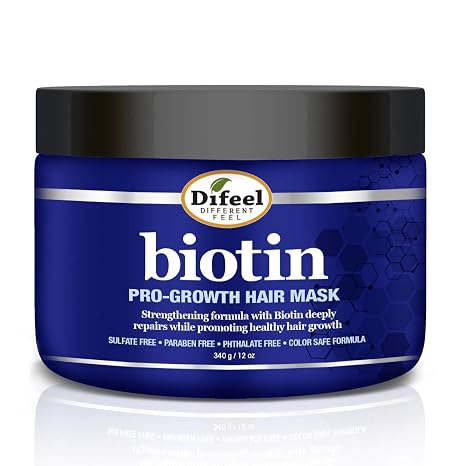 Difeel Biotin Pro-growth Hair Mask 12 oz - gtwtoporld.com