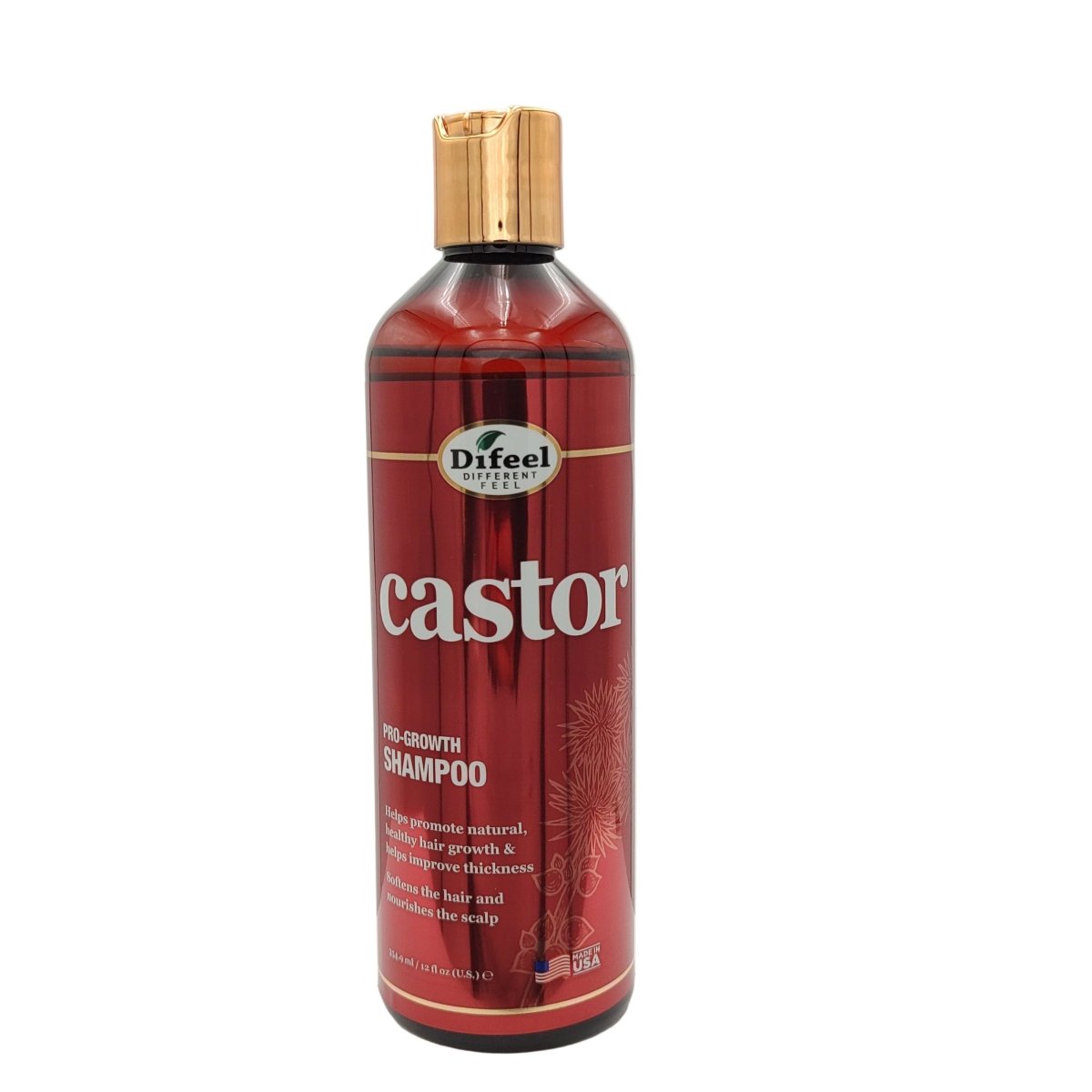 Difeel Castor Pro-Growth Shampoo 12 oz - gtwtoporld.com
