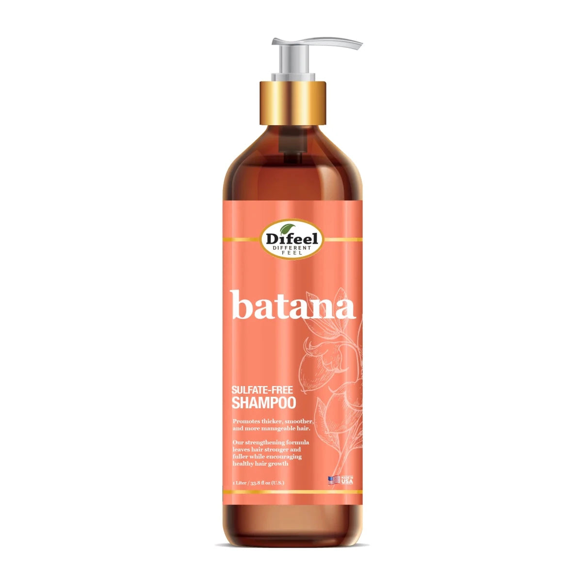 Difeel Elevated Batana Sulfate Free Shampoo (12 /33.8) oz - gtwtoporld.com