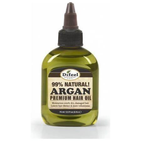 Difeel Premium Natural Hair Oil Argan 75ml - gtwtoporld.com