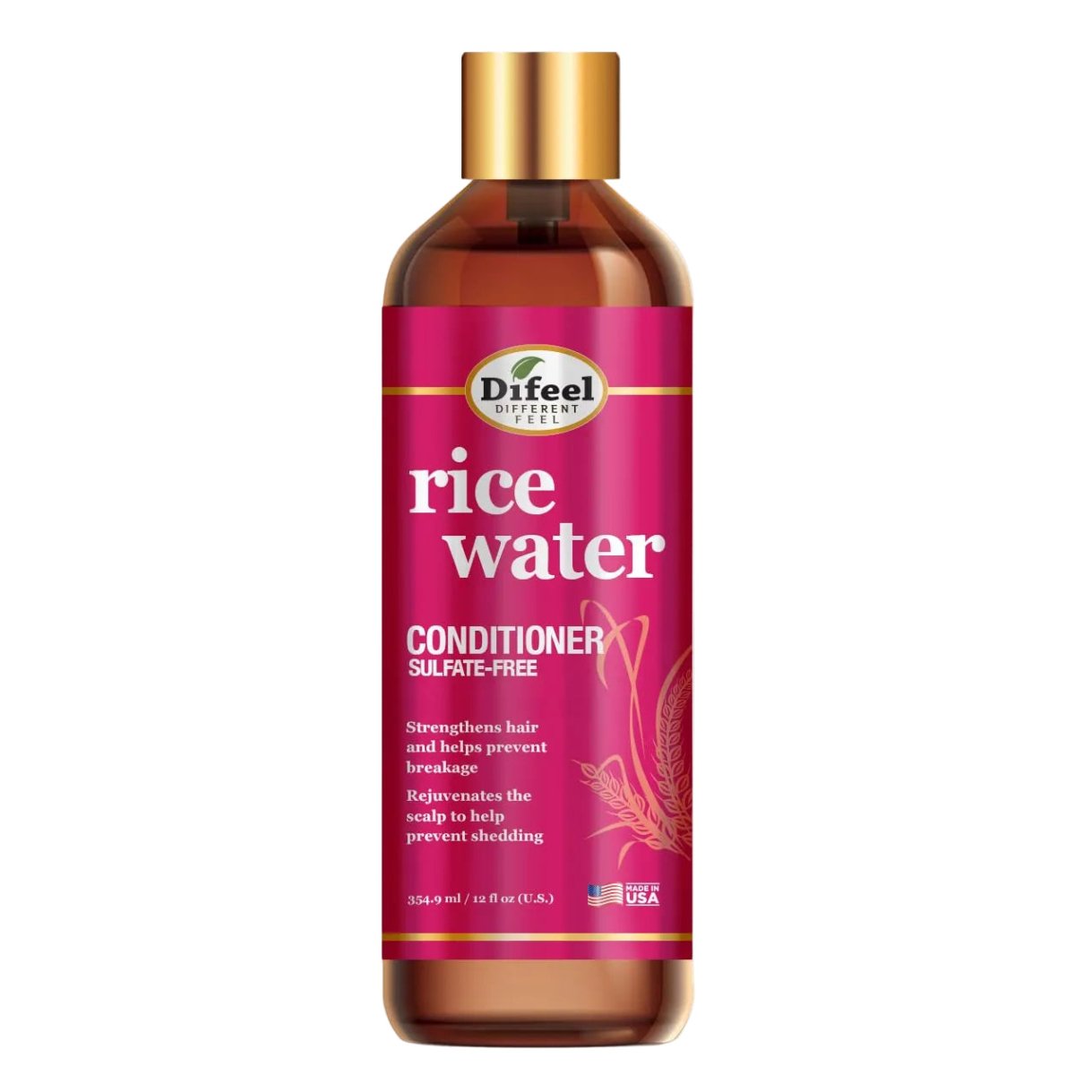 Difeel Rice Water Sulfate-Free Conditioner 12 oz - gtwtoporld.com