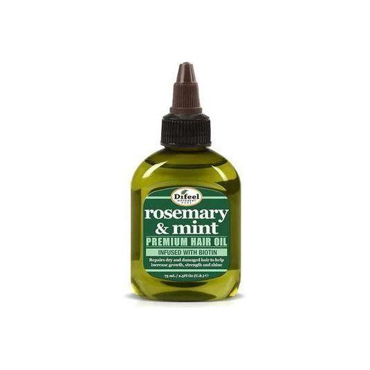Difeel Rosemary &amp; Mint Premium Hair Oil With Biotin 75ml / 210ml - gtwtoporld.com