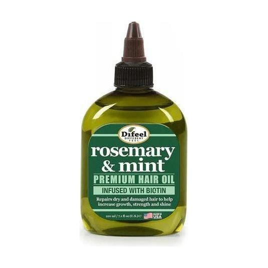 Difeel Rosemary &amp; Mint Premium Hair Oil With Biotin 75ml / 210ml - gtwtoporld.com