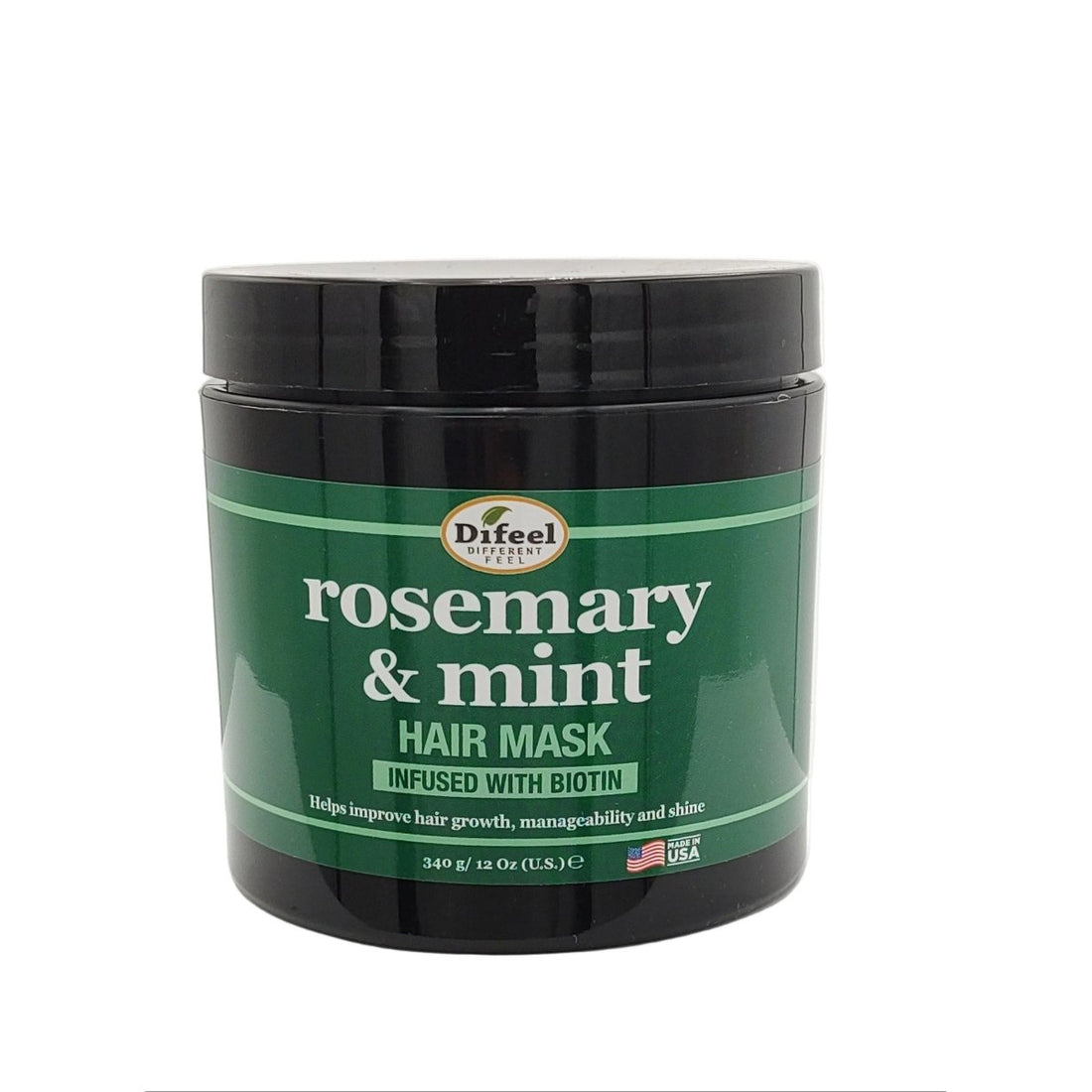 Difeel Rosemary Mint Strengthening Hair Mask 12 oz - gtwtoporld.com