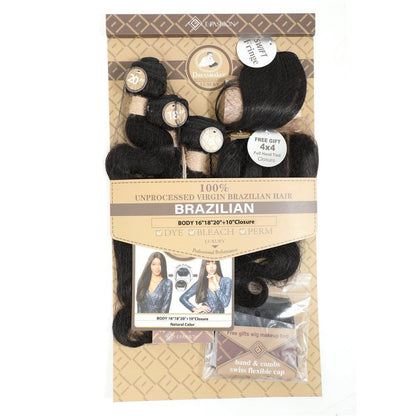 Dream Hair 100% Natural Brazilian Hair Top Wefts Natural Color 