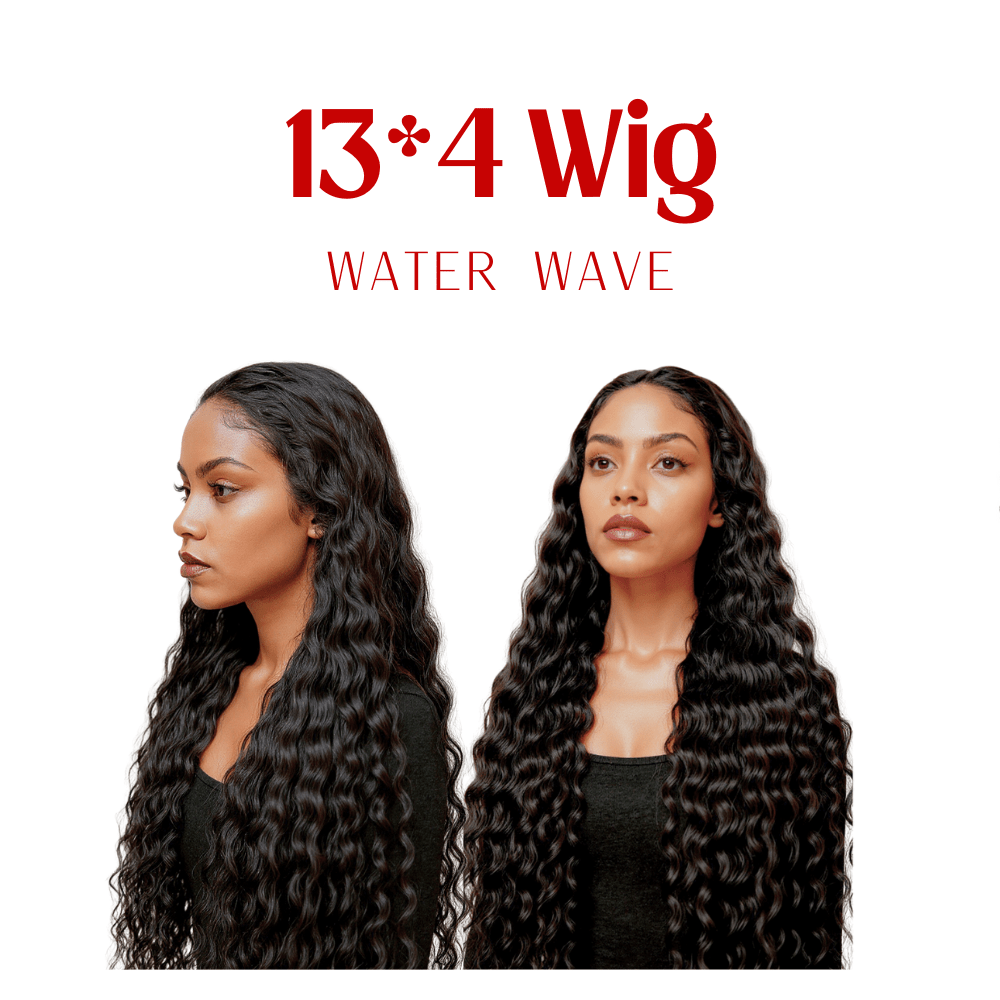 Dream Hair 13*4 Water Wave Wig 26" (natural color) - gtwtoporld.com
