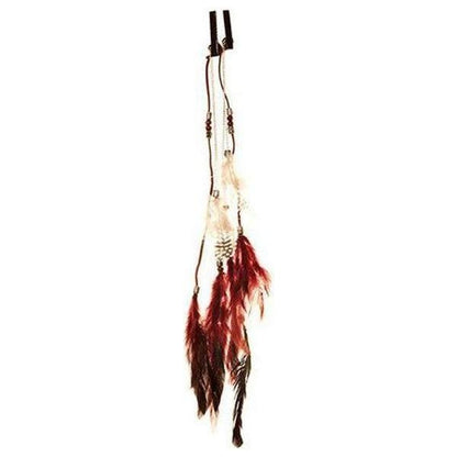 Dream Hair 2 Clip - In Feather Extensions 16"/40Cm Synthetic Hair - Dark Red - gtwtoporld.com