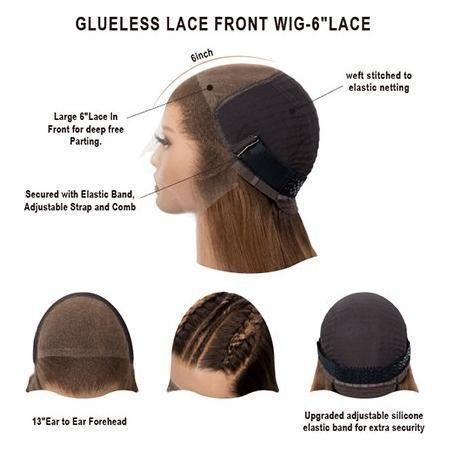 Dream Hair 6 CH Brazilian Virgin Lace Front Wig 14" N290 - gtwtoporld.com