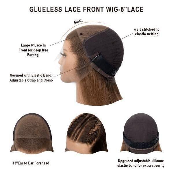 Dream Hair 6 CH Brazilian Virgin Lace Front Wig 18" N289 Wavy - gtwtoporld.com
