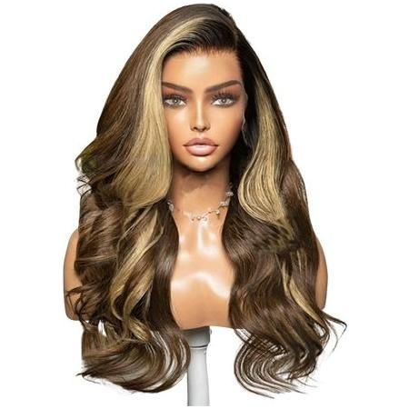 Dream Hair 6 CH Indian Virgin Lace Front Wig 18" N263 Style 2 - gtwtoporld.com