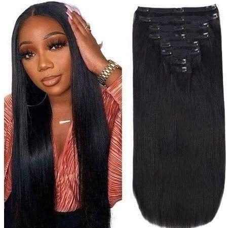 Dream Hair 8 Clip - in Hair Extensions Remy Hair/Human Hair, Remy Echthaar - gtwtoporld.com