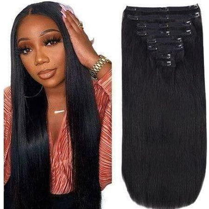Dream Hair 8 Clip - in Hair Extensions Remy Hair/Human Hair, Remy Echthaar - gtwtoporld.com