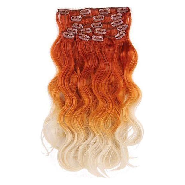 Dream Hair 8 Clip - In Ombre Extensions Kunsthaar - gtwtoporld.com
