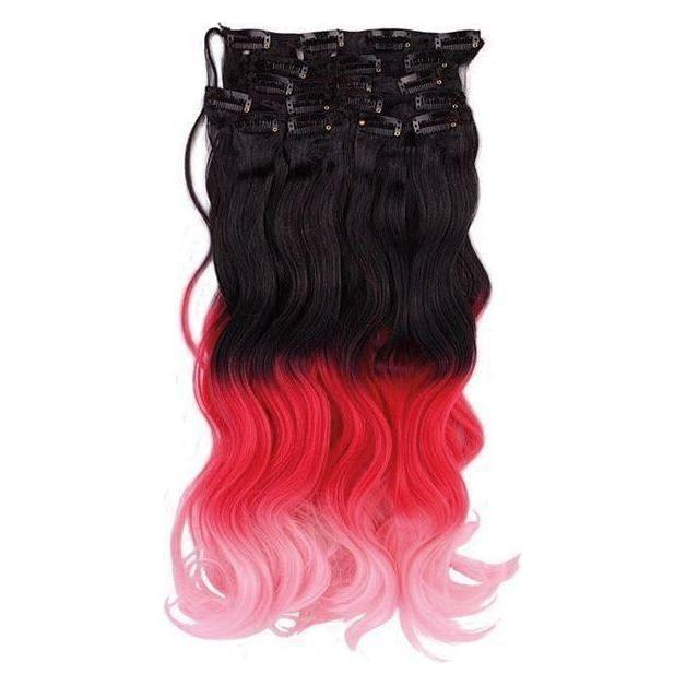 Dream Hair 8 Clip - In Ombre Extensions Kunsthaar - gtwtoporld.com