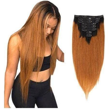 Dream Hair 8 Clip - In Ombre Extensions Kunsthaar - gtwtoporld.com