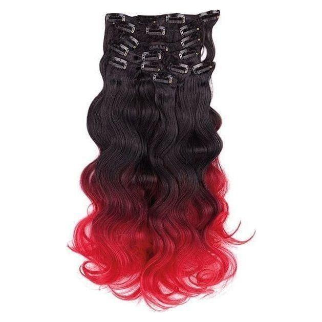 Dream Hair 8 Clip - In Ombre Extensions Kunsthaar - gtwtoporld.com