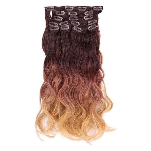 Dream Hair 8 Clip - In Ombre Extensions Kunsthaar - gtwtoporld.com